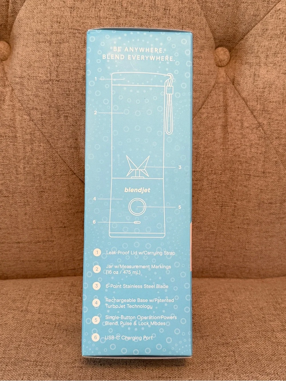 Disney Minnie Mouse BlendJet 2 Portable Blender White New in Box